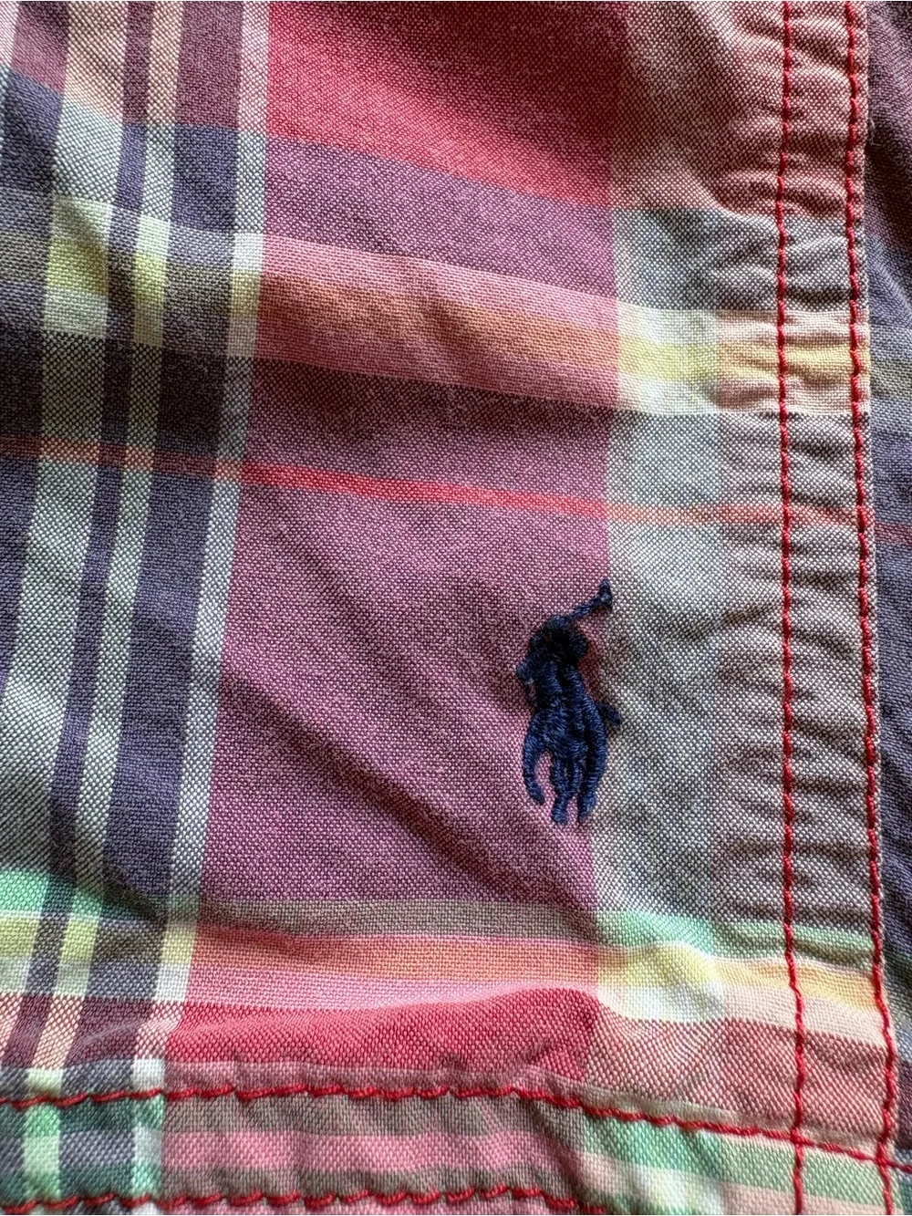 Polo Ralph Lauren Boys Swim Trunks Shorts Multi Plaid Boys 6